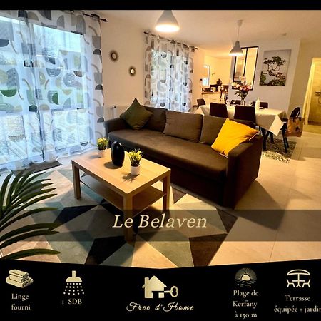 Le Belaven, Neuf, Cosy, Terrasse, Jardin, Kerfany Plage, 1 A 6 Pers Moëlan-sur-Mer Exteriör bild