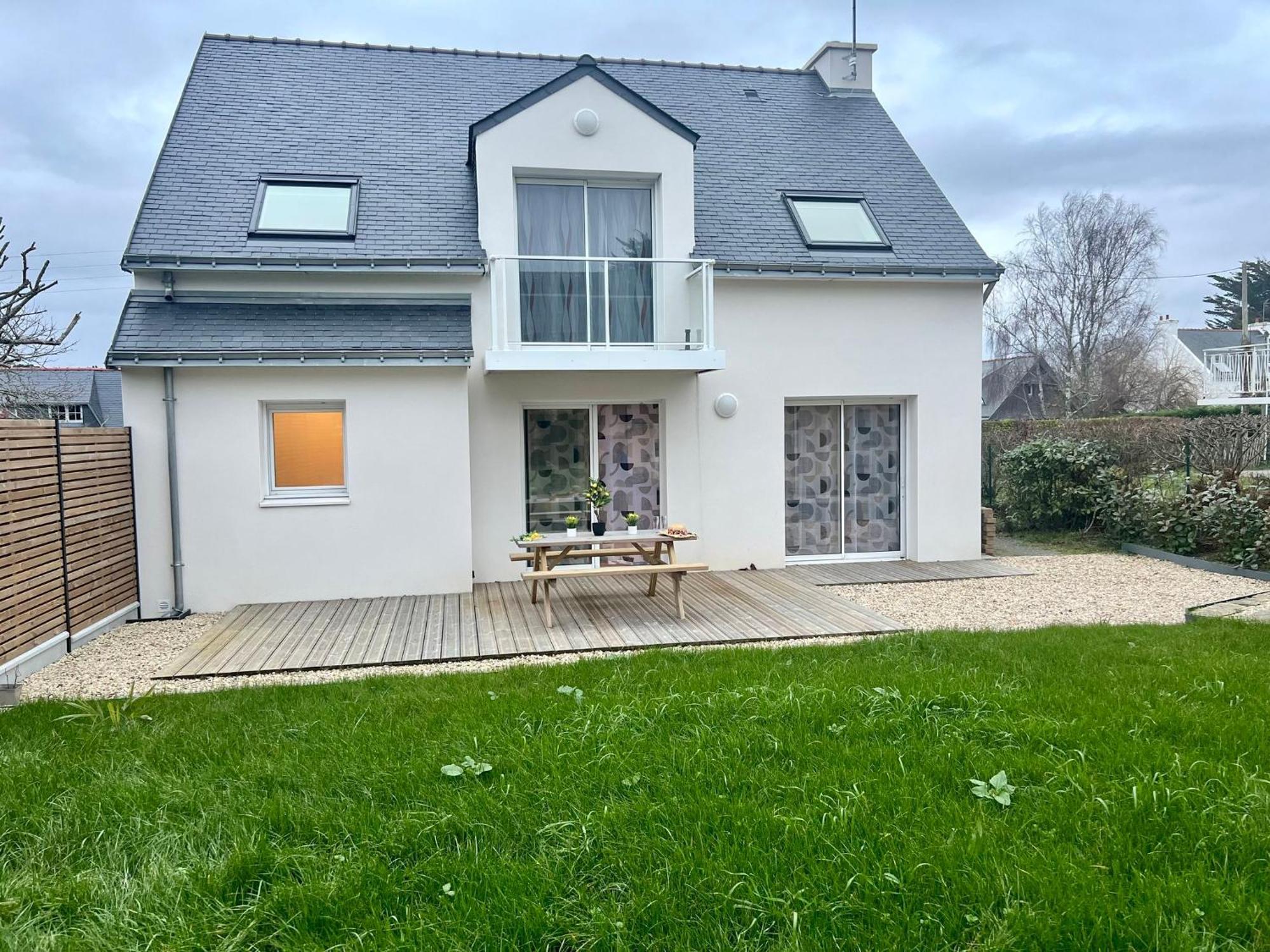 Le Belaven, Neuf, Cosy, Terrasse, Jardin, Kerfany Plage, 1 A 6 Pers Moëlan-sur-Mer Exteriör bild