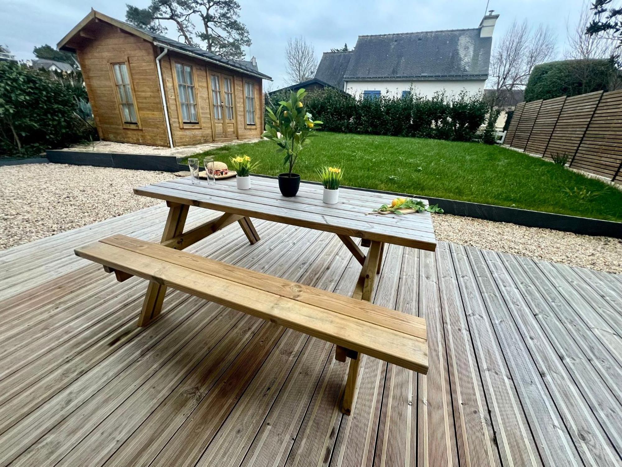 Le Belaven, Neuf, Cosy, Terrasse, Jardin, Kerfany Plage, 1 A 6 Pers Moëlan-sur-Mer Exteriör bild