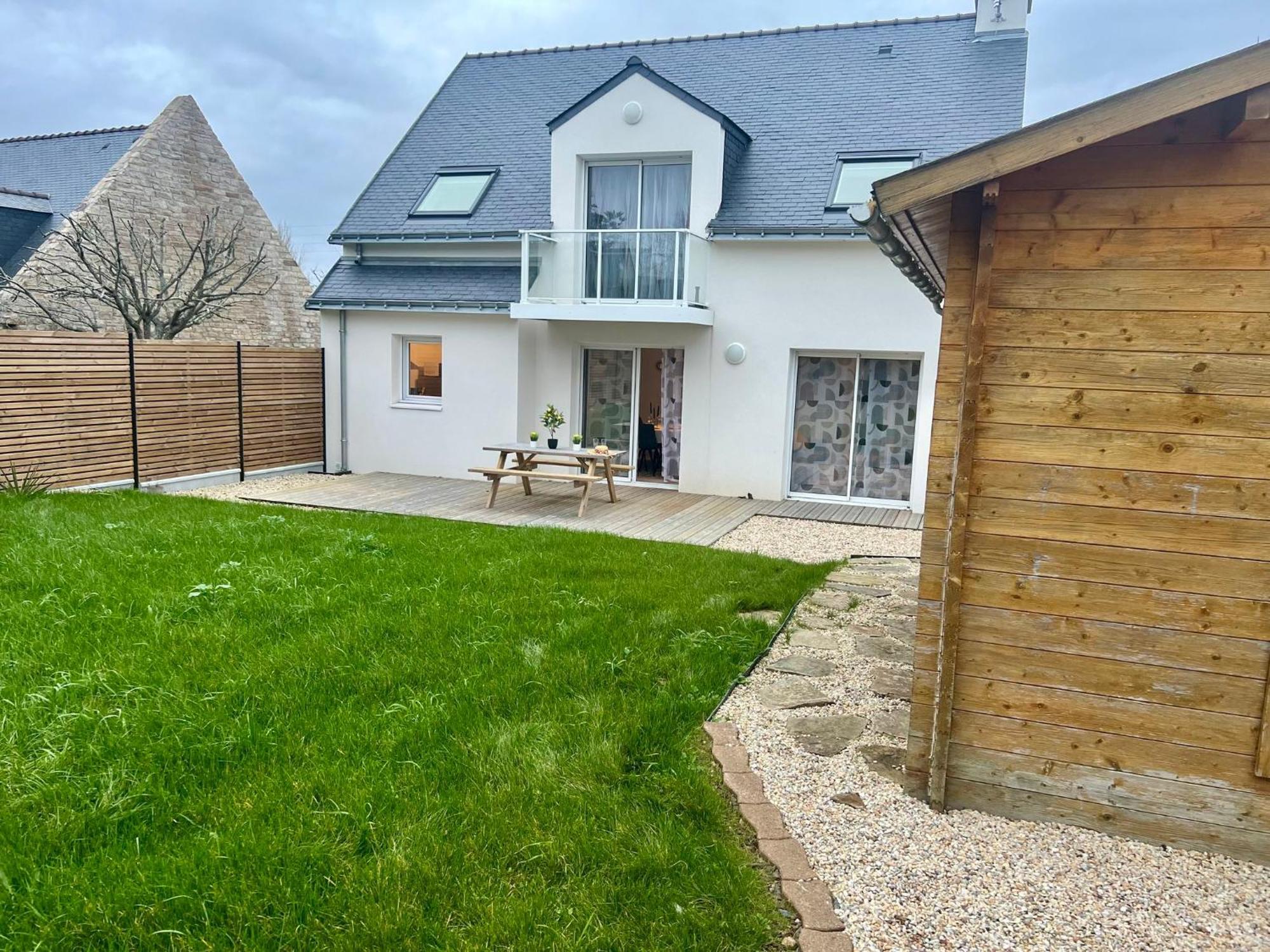 Le Belaven, Neuf, Cosy, Terrasse, Jardin, Kerfany Plage, 1 A 6 Pers Moëlan-sur-Mer Exteriör bild