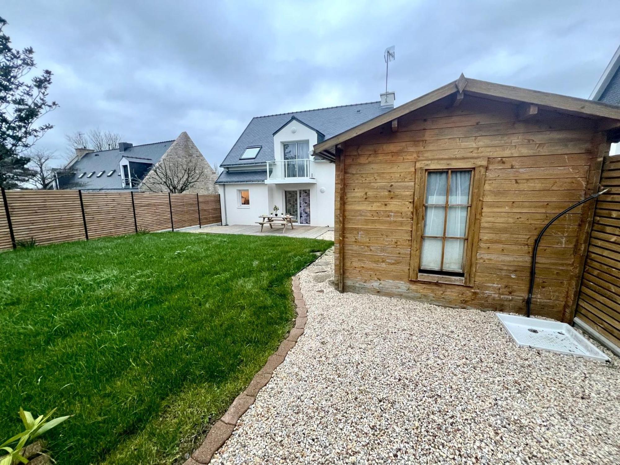 Le Belaven, Neuf, Cosy, Terrasse, Jardin, Kerfany Plage, 1 A 6 Pers Moëlan-sur-Mer Exteriör bild